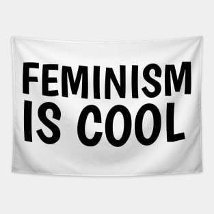 feminism is cool (white) Tapestry