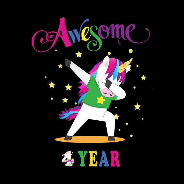 4th Birthday Unicorn by NI78