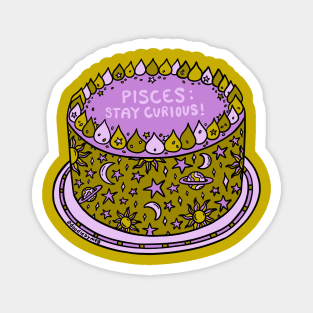 Pisces Cake Magnet