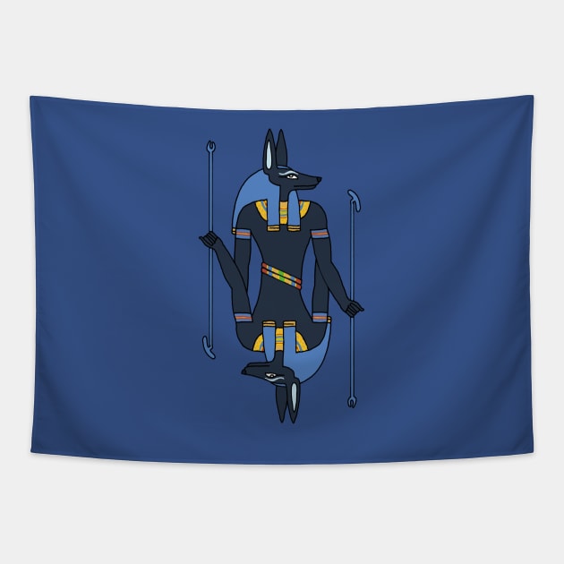 Anubis - God of the Dead Tapestry by MrChuckles