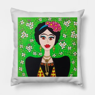 Fridi Verde Pillow