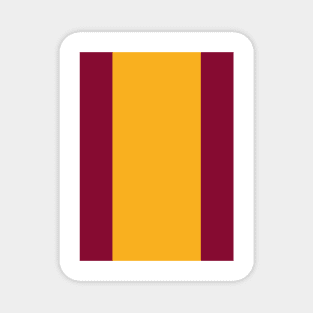 Motherwell Retro Claret Amber Stripe Home 1982 - 84 Magnet