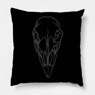 Bird Skull Pillow