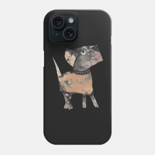 Dog, Dog with Attitude, out for a walk. Phone Case