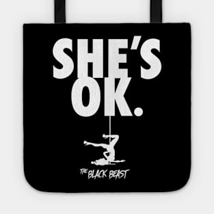 Derrick Lewis He's OK Black Beast Tote