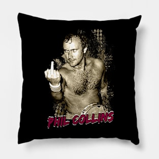 Phil Collins /// Retro 80s Pillow