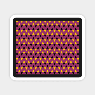 Thrilling Triangles Pattern Magnet