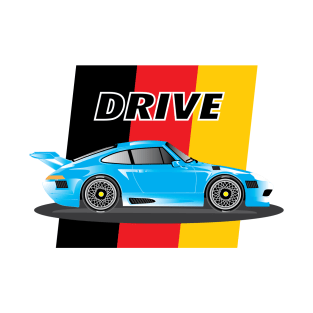 Drive - German Cup Racer - Blue T-Shirt