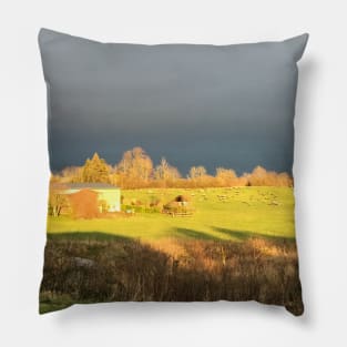 German landscape before storm Pillow