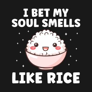 I Bet my Soul Smells LIke Rice Funny Filipino T-Shirt
