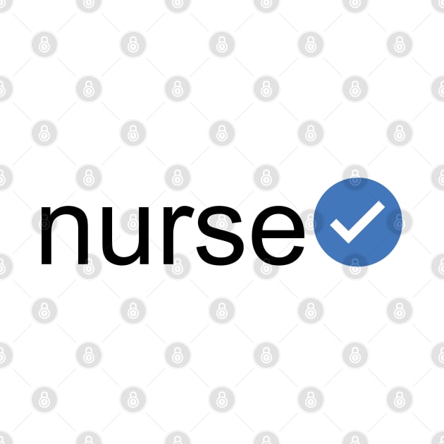 Verified Nurse (Black Text) by inotyler