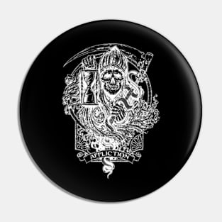 Affliction Horror Skull Pin