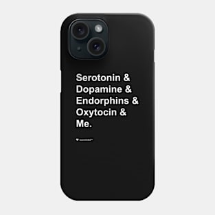 Happiness List in White Phone Case