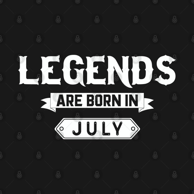 Legends Are Born In July by inotyler