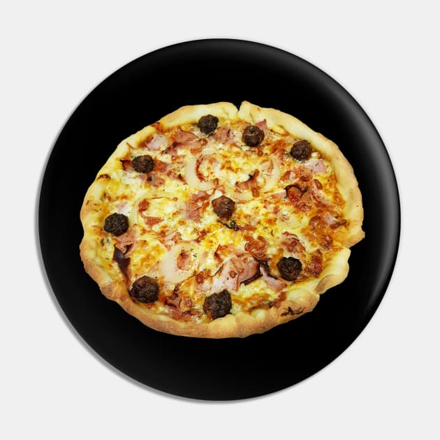 Meatball Pizza Pin by ellenhenryart