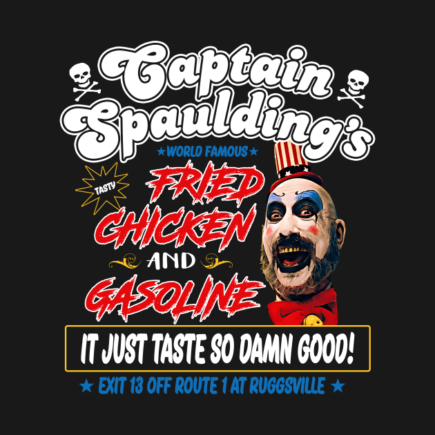 Classic Movie Fried Chicken & Gasoline by Heavy Dark Artshy