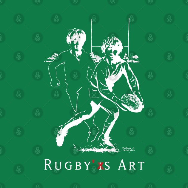 Rugby Junior Pass C by PPereyra by Pablo Pereyra Art