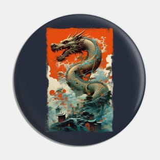 Cloud Dragon Pin