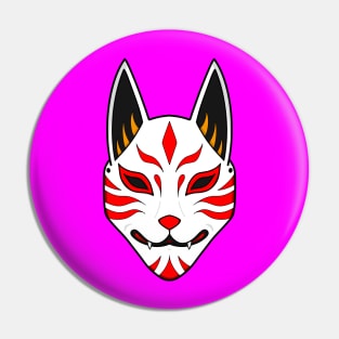 Kitsune Mask Pin