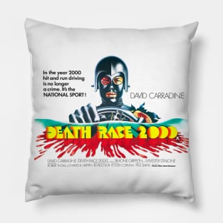 Death Race 2000 Pillow