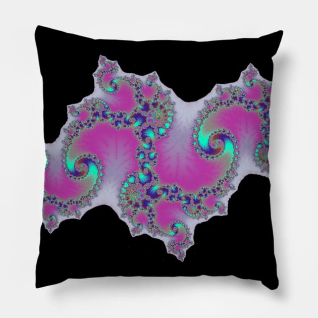 Symmetric fractal Pillow by Infinity Chaos