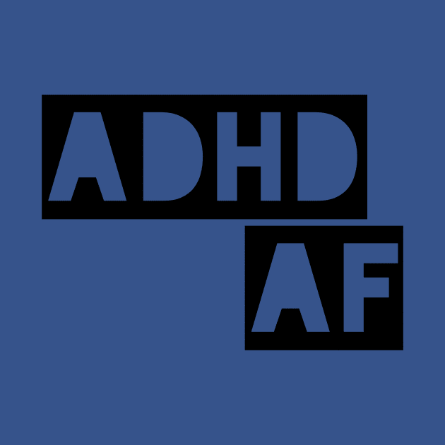 ADHD typographic design by DustedDesigns