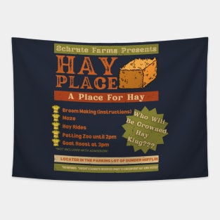 Hay Place Advertisement - Office Tapestry