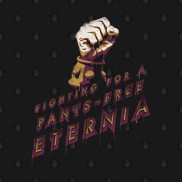 Pants-Free Eternia (for Dark colors) by MunkeeWear