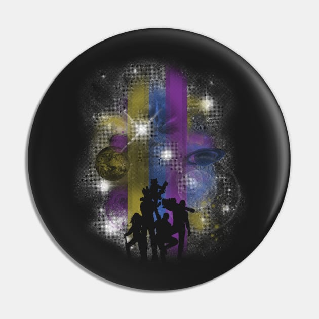 Galaxy A-Holes Pin by Arinesart