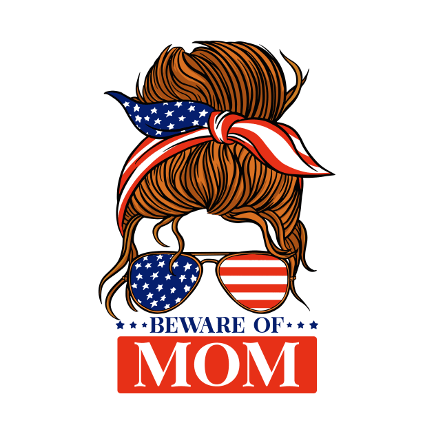 Beware Of Mom Halloween Costume Protective Mother by ZeitgeistDesign