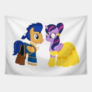 Flash Sentry and Twilight Sparkle Tapestry