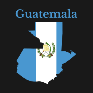 Guatemala Map Flag T-Shirt