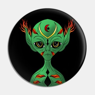 alien,funny alien,alien gift Pin