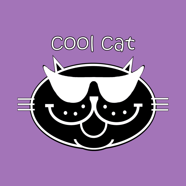 COOL CAT 2 - Black Cat by RawSunArt