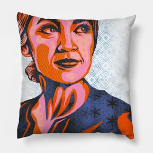 Alexandria ocasio cortez Pillow