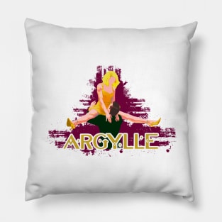 Henry Cavill as Argylle action movie 2024 graphic design Pillow