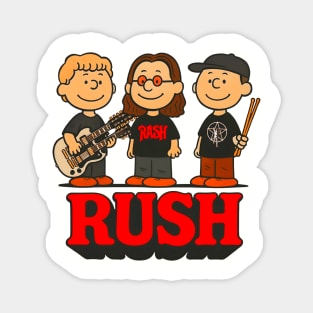 Rush Band Charlie Brown Mashup (BRIGHT) Magnet