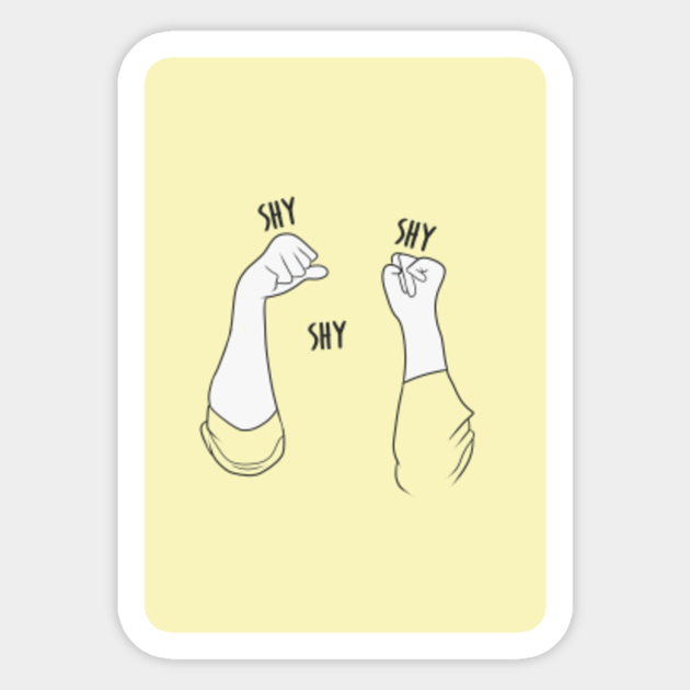 Twice Sana Shy Shy Shy Twice Pegatina Teepublic Mx Twice Sana Shy Shy Shy Twice Pegatina Teepublic Mx