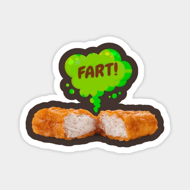 FART Nugget Magnet by FartMerch