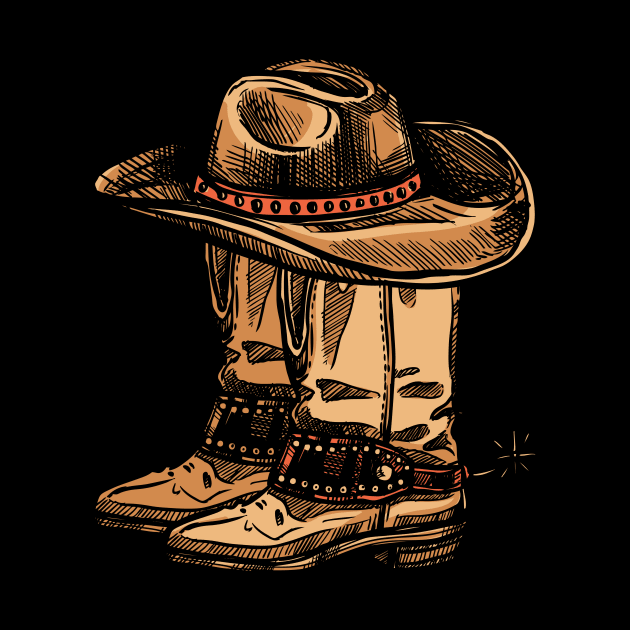 Country Boots Cowboy by shirtsyoulike