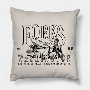 Forks Washington Pillow