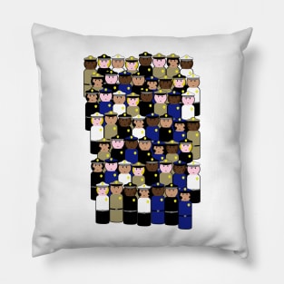 peg people police Pillow