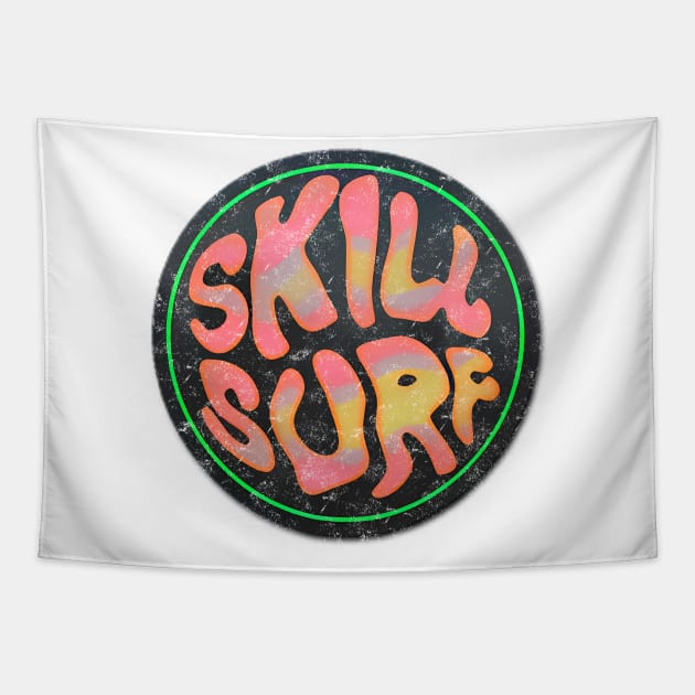 Coral Skill Surf Tapestry by WE BOUGHT ZOO