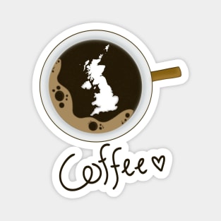 Coffee Love UK Digital Drawing Magnet