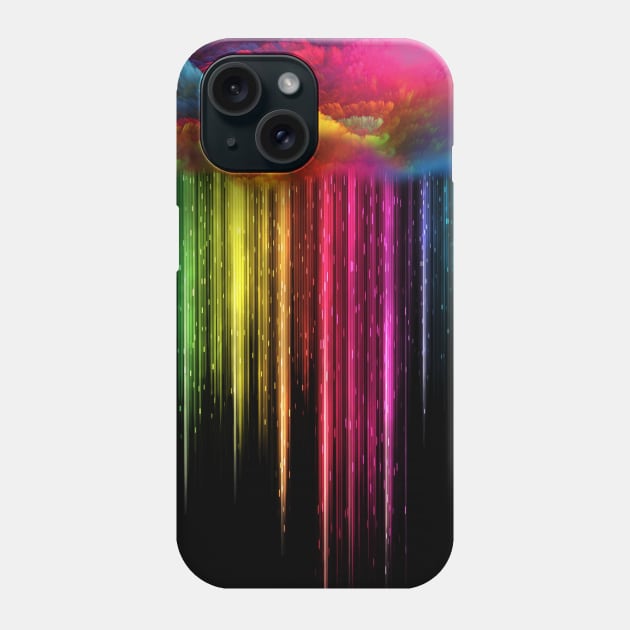 Rainbow rain Phone Case by jonetressie