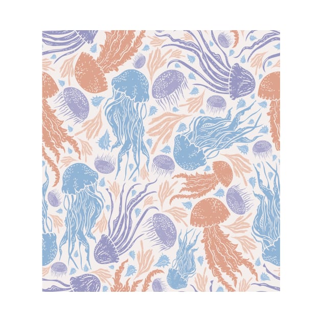 Jellyfish Galore Design by AnnelieseHar