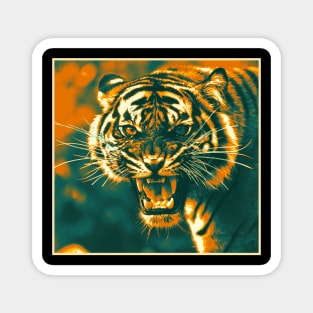 Tiger Pop art 2 Magnet