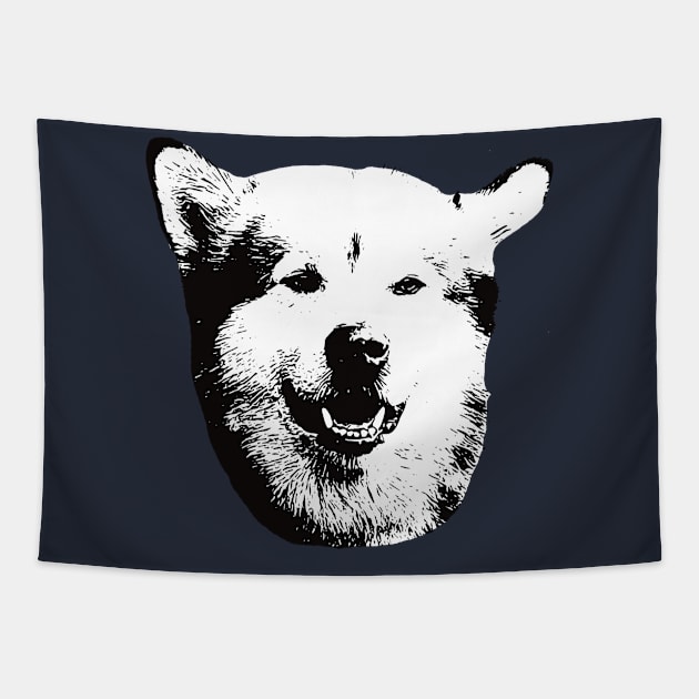 Alaskan Malamute - Malamute Christmas Gifts Tapestry by DoggyStyles