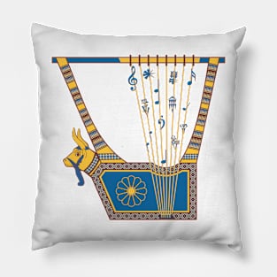 Lyres of Ur - Babylon Pillow