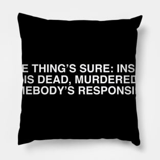 Plan 9 from Outer Space Quote Pillow